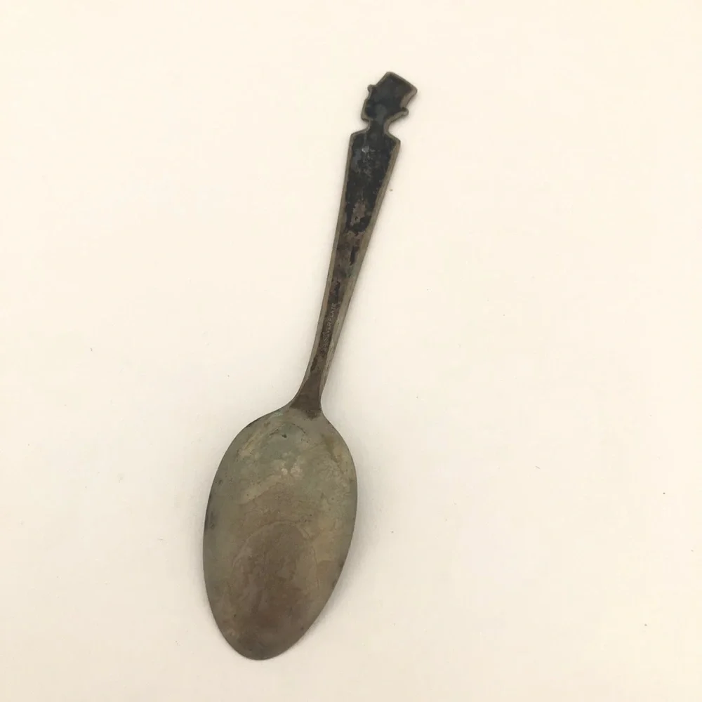 Vintage Charlie McCarthy 6” Silver plated Spoon